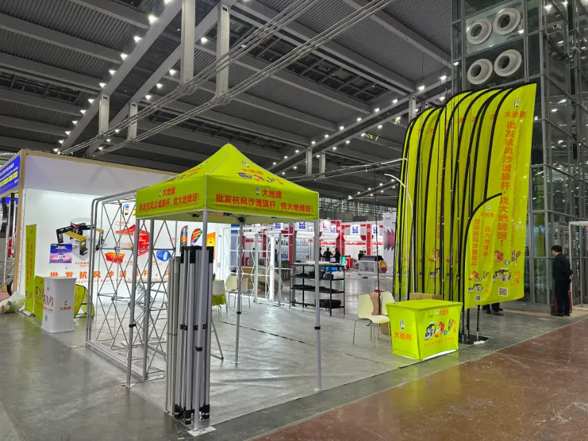 Earth Display Dadi Bayraq Dirəkləri ilə APPP EXPO 2026 üçün Şanxaya gedir